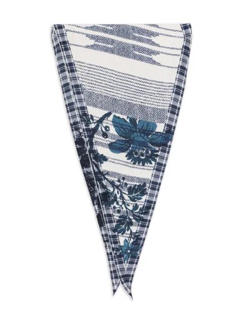 Aloeuw floral print scarf by PIERRE-LOUIS MASCIA