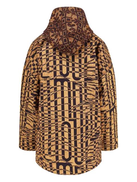 Estro hoodied flap-pocket coat by PIERRE-LOUIS MASCIA