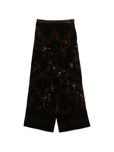 Kanpur dragon-print trousers by PIERRE-LOUIS MASCIA