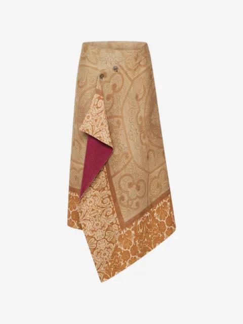 Pancake paisley-motif wrap skirt by PIERRE-LOUIS MASCIA