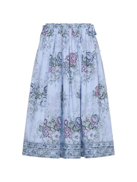 Rhi floral-print A-line midi skirt by PIERRE-LOUIS MASCIA