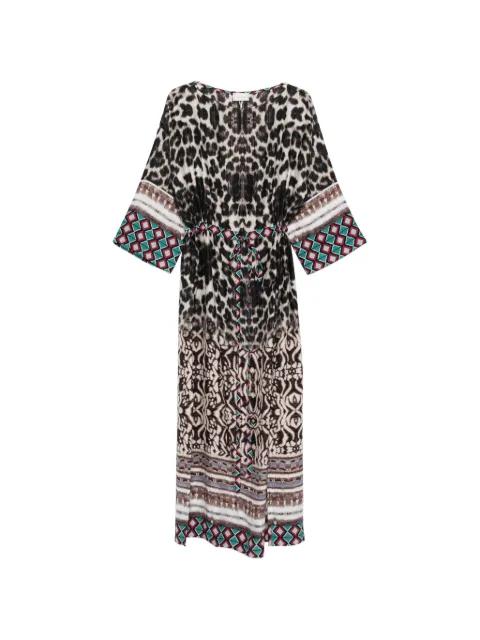 Tetris printed tie dress by PIERRE-LOUIS MASCIA