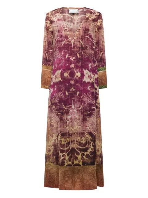 abstract-print maxi dress by PIERRE-LOUIS MASCIA