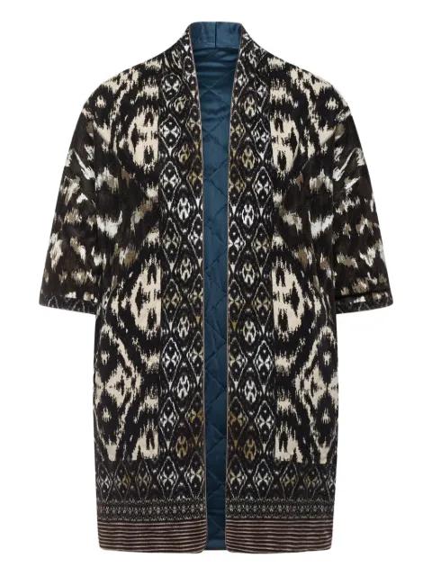all-over pattern quilted coat by PIERRE-LOUIS MASCIA