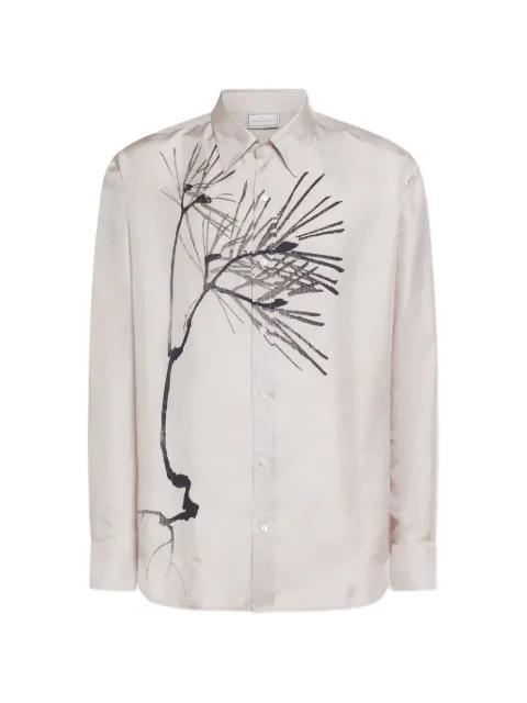 brushstroke-motif shirt by PIERRE-LOUIS MASCIA
