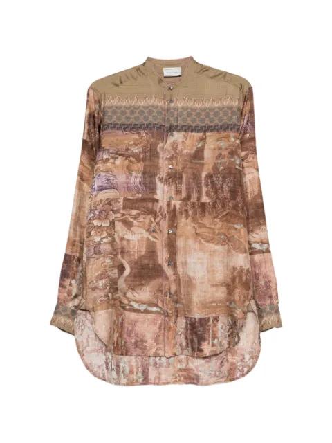 buttoned silk shirt by PIERRE-LOUIS MASCIA