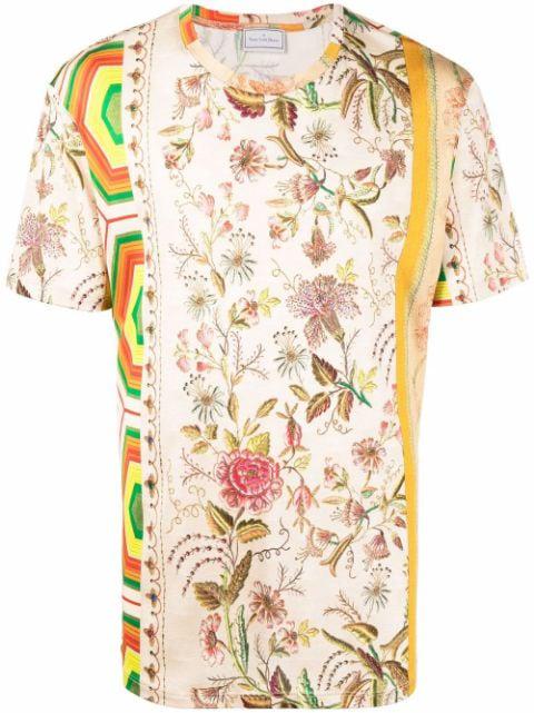 febo mix-print T-shirt by PIERRE-LOUIS MASCIA