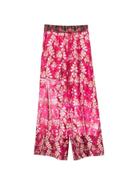 flora-print palazzo pants by PIERRE-LOUIS MASCIA