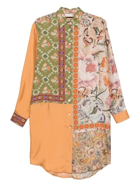 floral-patchwork shirt by PIERRE-LOUIS MASCIA