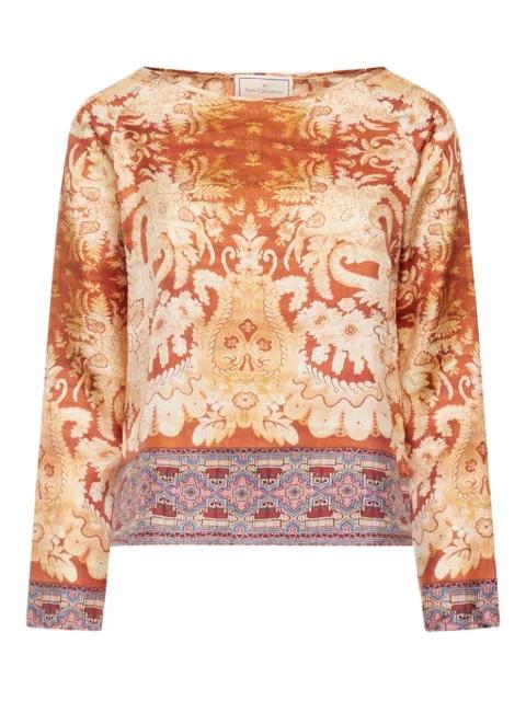 floral-pattern long-sleeve blouse by PIERRE-LOUIS MASCIA