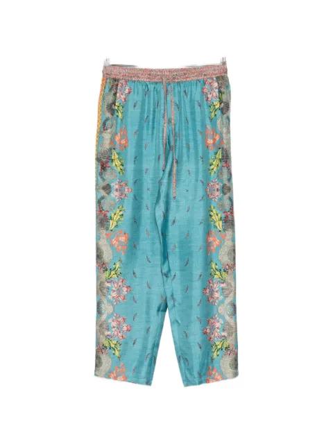 floral-print cropped trousers by PIERRE-LOUIS MASCIA