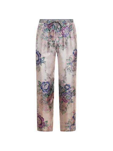 floral-print drawstring trousers by PIERRE-LOUIS MASCIA