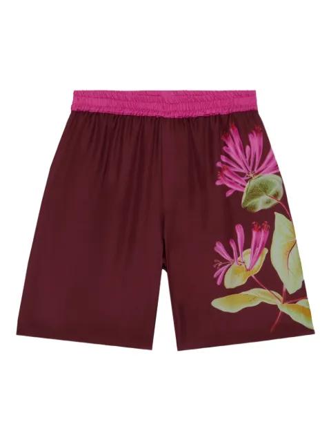 floral-print elastic-waist shorts by PIERRE-LOUIS MASCIA