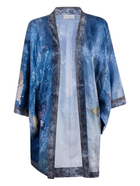 floral-print kimono jacket by PIERRE-LOUIS MASCIA