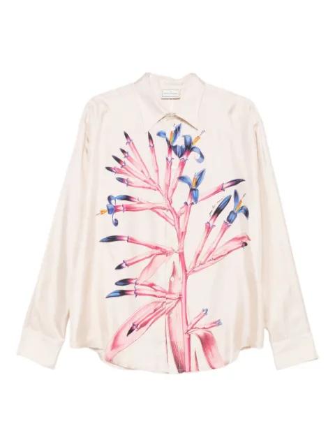 floral-print long-sleeve shirt by PIERRE-LOUIS MASCIA