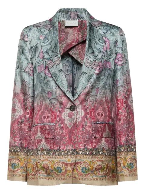 floral-print single-breasted blazer by PIERRE-LOUIS MASCIA
