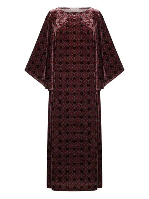 geometric-pattern maxi dress by PIERRE-LOUIS MASCIA