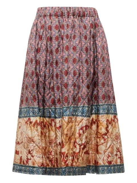 geometric-pattern midi skirt by PIERRE-LOUIS MASCIA