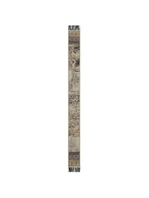 graphic-pattern scarves by PIERRE-LOUIS MASCIA