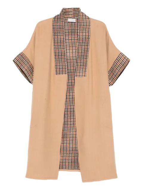 houndstooth-panel coat by PIERRE-LOUIS MASCIA