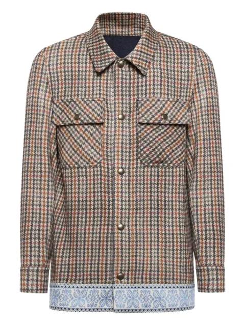 houndstooth-trimmed jacket by PIERRE-LOUIS MASCIA