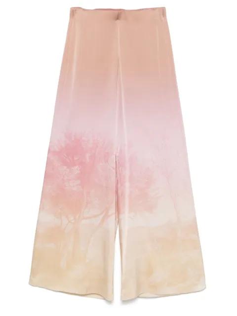 illustration-print trousers by PIERRE-LOUIS MASCIA