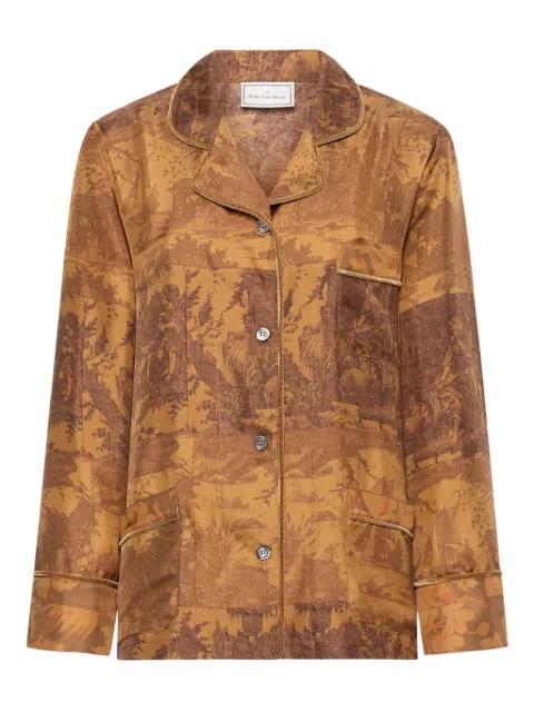 landscape-print shirt by PIERRE-LOUIS MASCIA