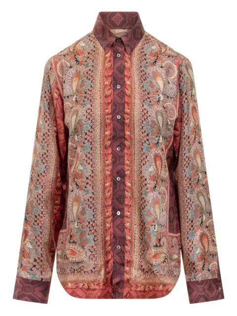 paisley-print long-sleeve shirt by PIERRE-LOUIS MASCIA