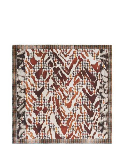 patterned square scarf by PIERRE-LOUIS MASCIA