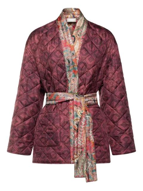 quilted patterned coat by PIERRE-LOUIS MASCIA