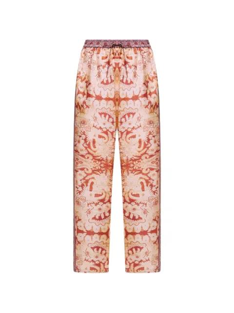 tapestry-print silk trousers by PIERRE-LOUIS MASCIA