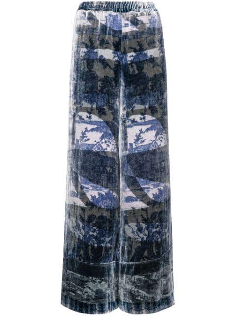velvet trousers by PIERRE-LOUIS MASCIA