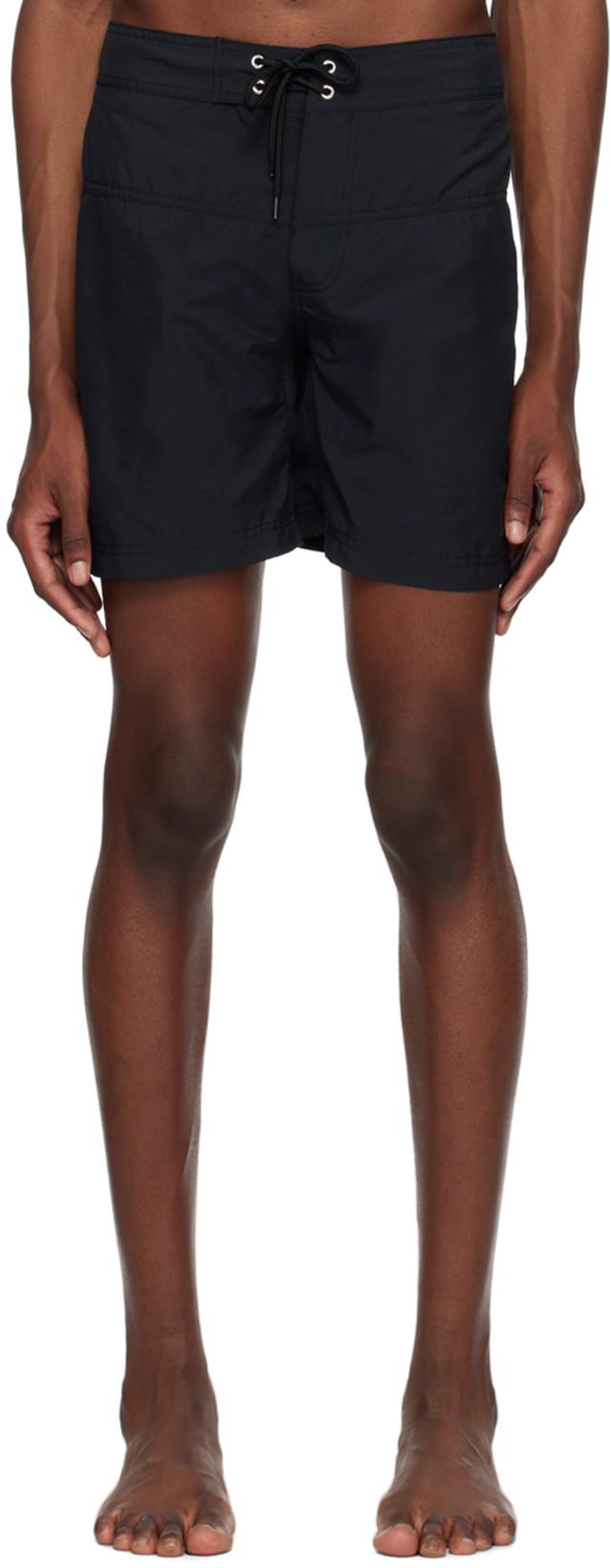 Black Quigg Swim Shorts by PILGRIM SURF + SUPPLY