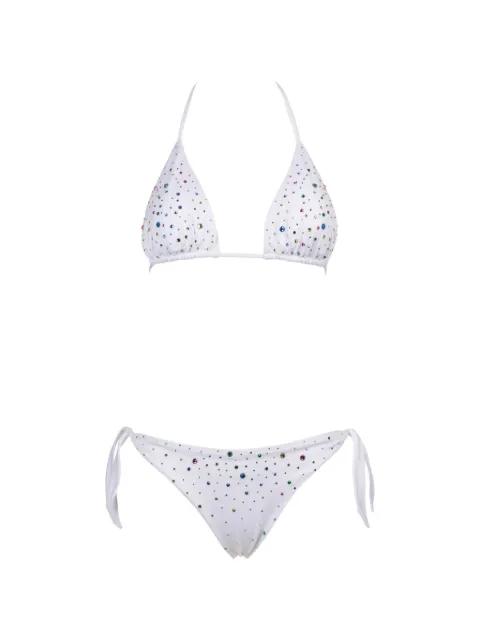 embellished-tie bikini by PIN UP STARS