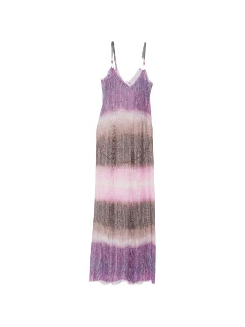 sequin-embellished open-work dress by PIN UP STARS