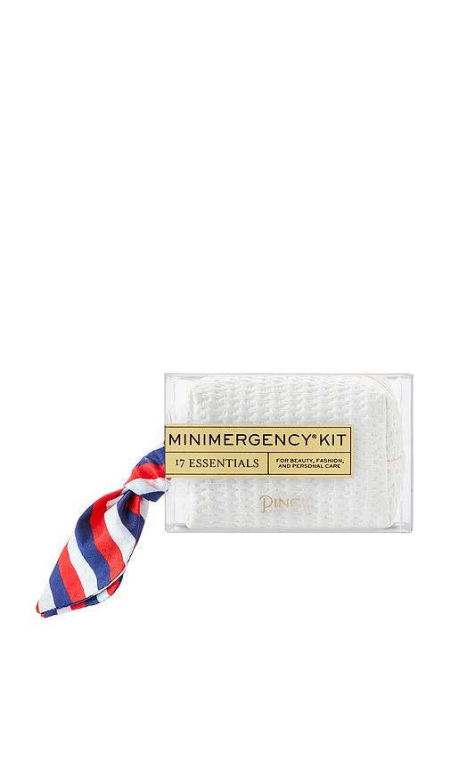 Pinch Provisions White Basketweave Minimergency Kit in White by PINCH PROVISIONS