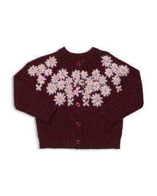 Girls' Blossom Long Sleeved Sweater - Little Kid by PINK CHICKEN
