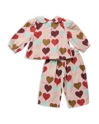 Girls' Dawson Printed Cotton Top & Pants Set - Baby by PINK CHICKEN