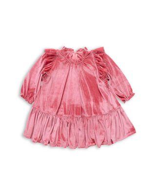 Girls' Harper Velour Dress - Little Kid by PINK CHICKEN