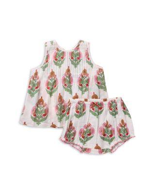 Girls' Jaipur Top & Diaper Cover Set - Baby by PINK CHICKEN