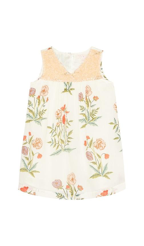 Pink Chicken Girls Courtney Dress in Beige by PINK CHICKEN