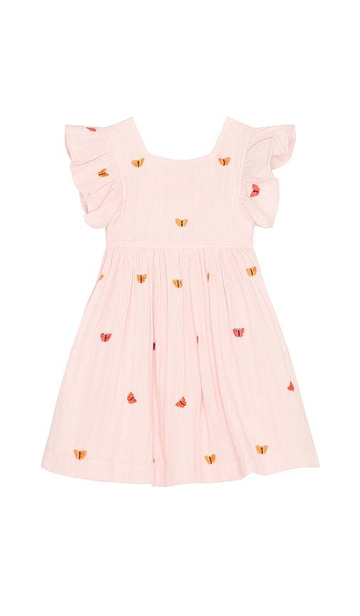 Pink Chicken Girls Elsie Dress in Pink by PINK CHICKEN