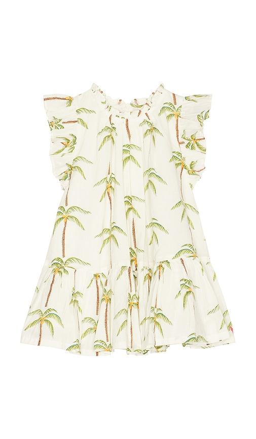 Pink Chicken Girls Harper Dress in Cream by PINK CHICKEN