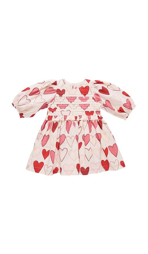 Pink Chicken Girls Renee Dress in White by PINK CHICKEN