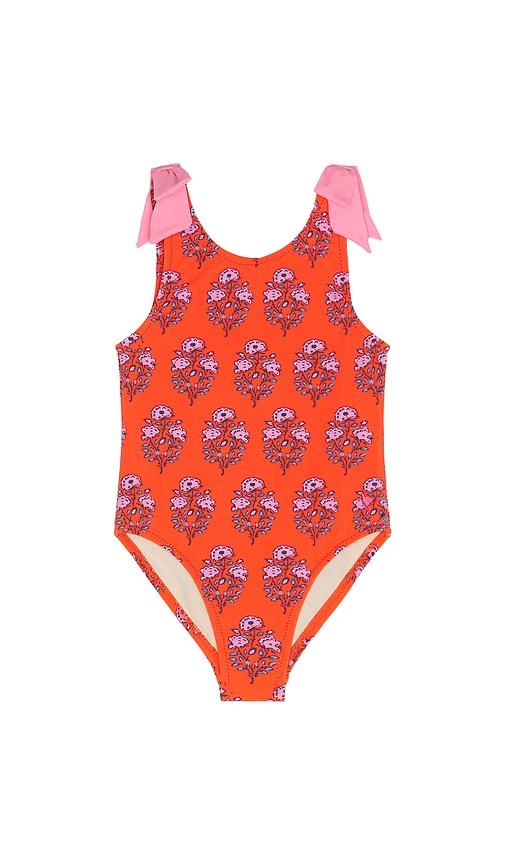 Pink Chicken Girls Shelly Swimsuit in Red by PINK CHICKEN