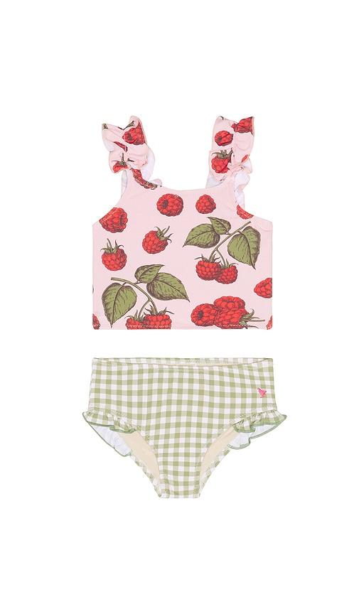 Pink Chicken Girls Via Tankini in Pink,Green by PINK CHICKEN