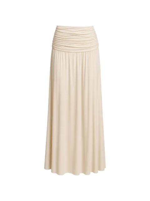 gathered linda skirt by PINK FILOSOFY