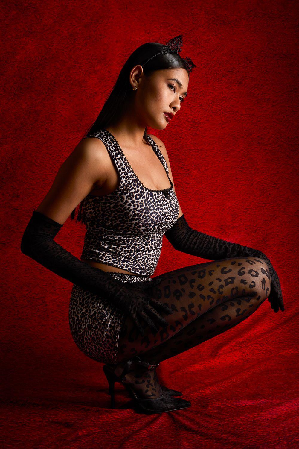 Leopard Print Hot Pants by PINK VANILLA