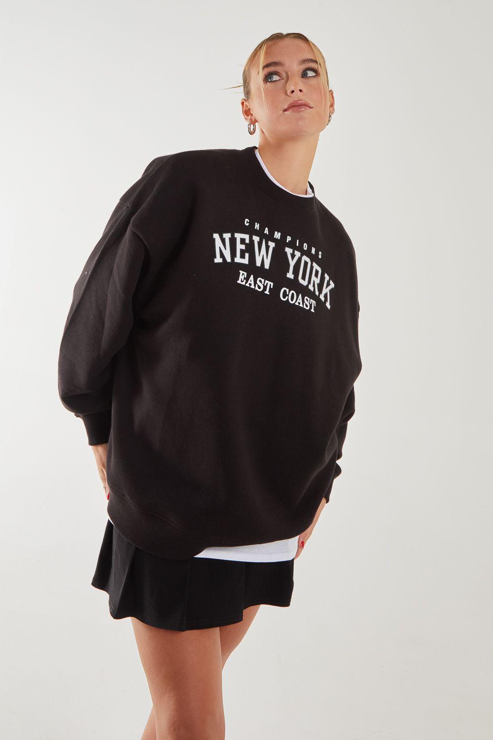 New York Oversized Sweater by PINK VANILLA