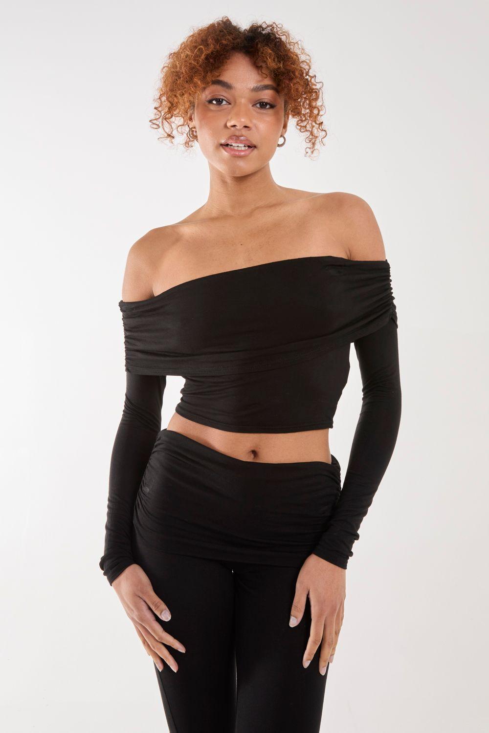 Off the Shoulder Lounge Top by PINK VANILLA